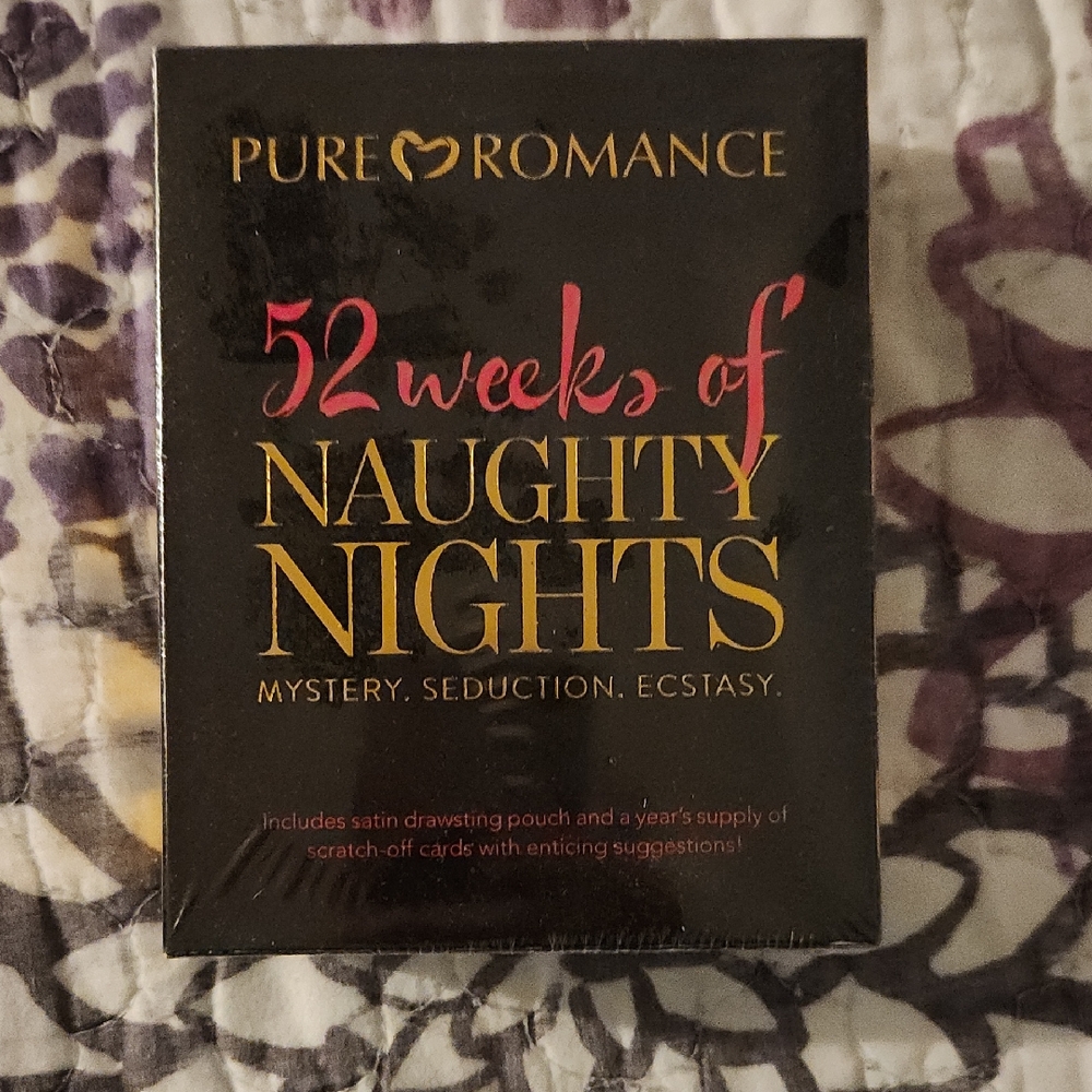 Pure Romance Naughty Nights Card Set - Black and Red